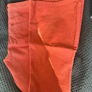 Corduroy orange Flare pants